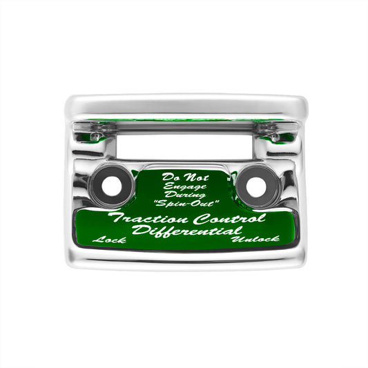 "Traction Control Differential" Switch Guard With Green Sticker
