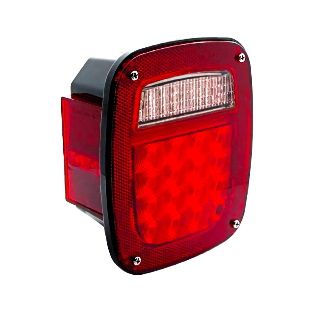 LED Universal Combination Tail Light With License Light &amp; Side Marker (Bulk)