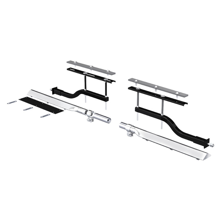 29" 430 Stainless Steel Universal Standard Duty Half Fender Mounting Arm Kit (Pair)