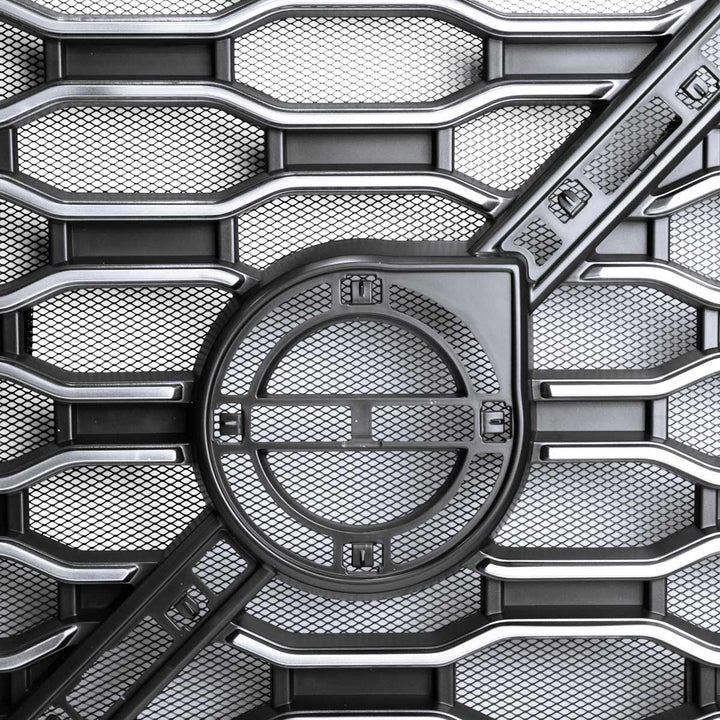 Grille With Bug Screen For 2018-2024 Volvo VNL - Silver