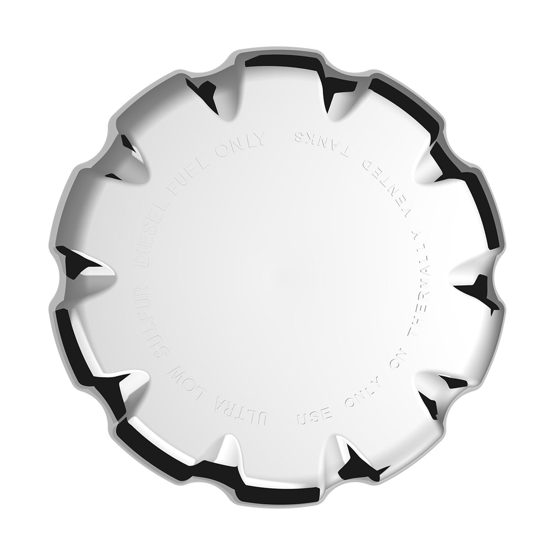 Chrome Plastic Fuel Cap Cover For Volvo - Non - Locking