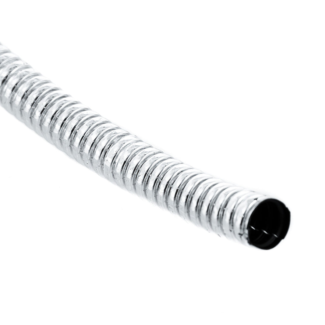 72" Long Chrome Wire Loom - 3/4" Diameter