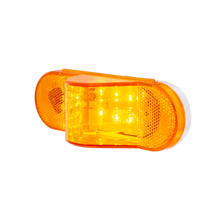 8 LED Mid - Trailer Turn Signal Light - Amber LED/Amber Lens (Card)