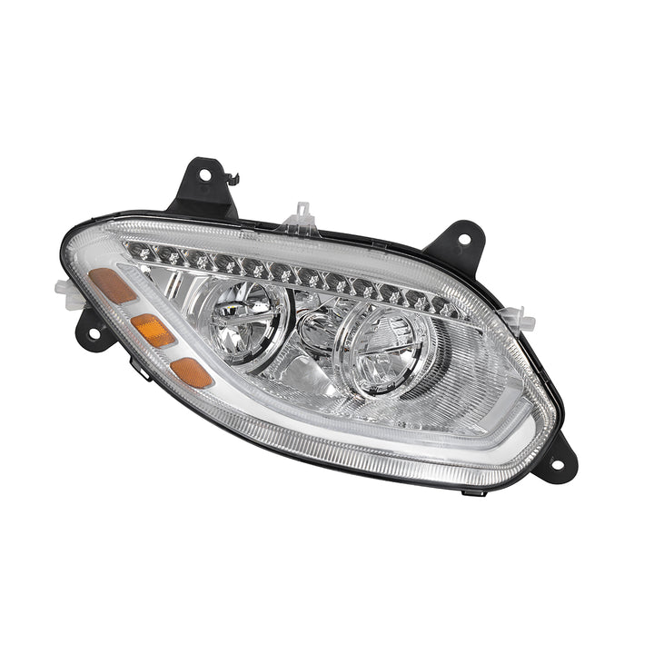 Chrome 86 LED Headlight For 2018-2025 International LT - Passenger