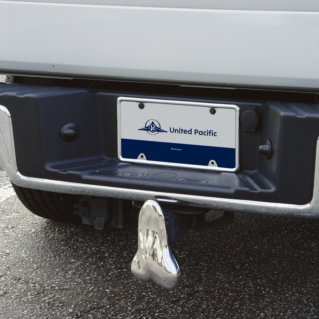 Stainless Steel Low - Hanging Balls Hitch Cover