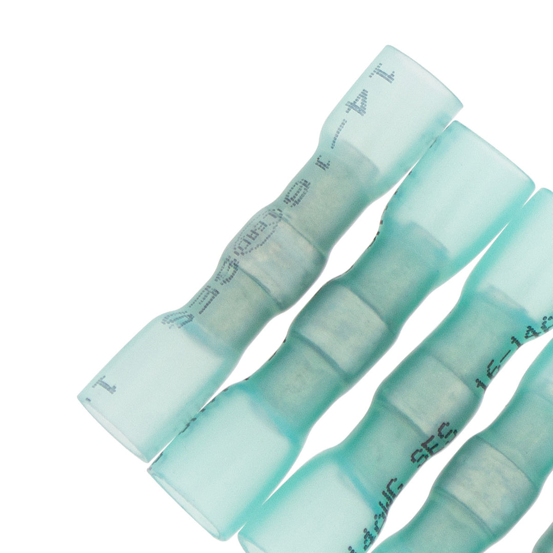 16-14 AWG CSS Heat Shrink Butt Connector - Blue (5-Pack)