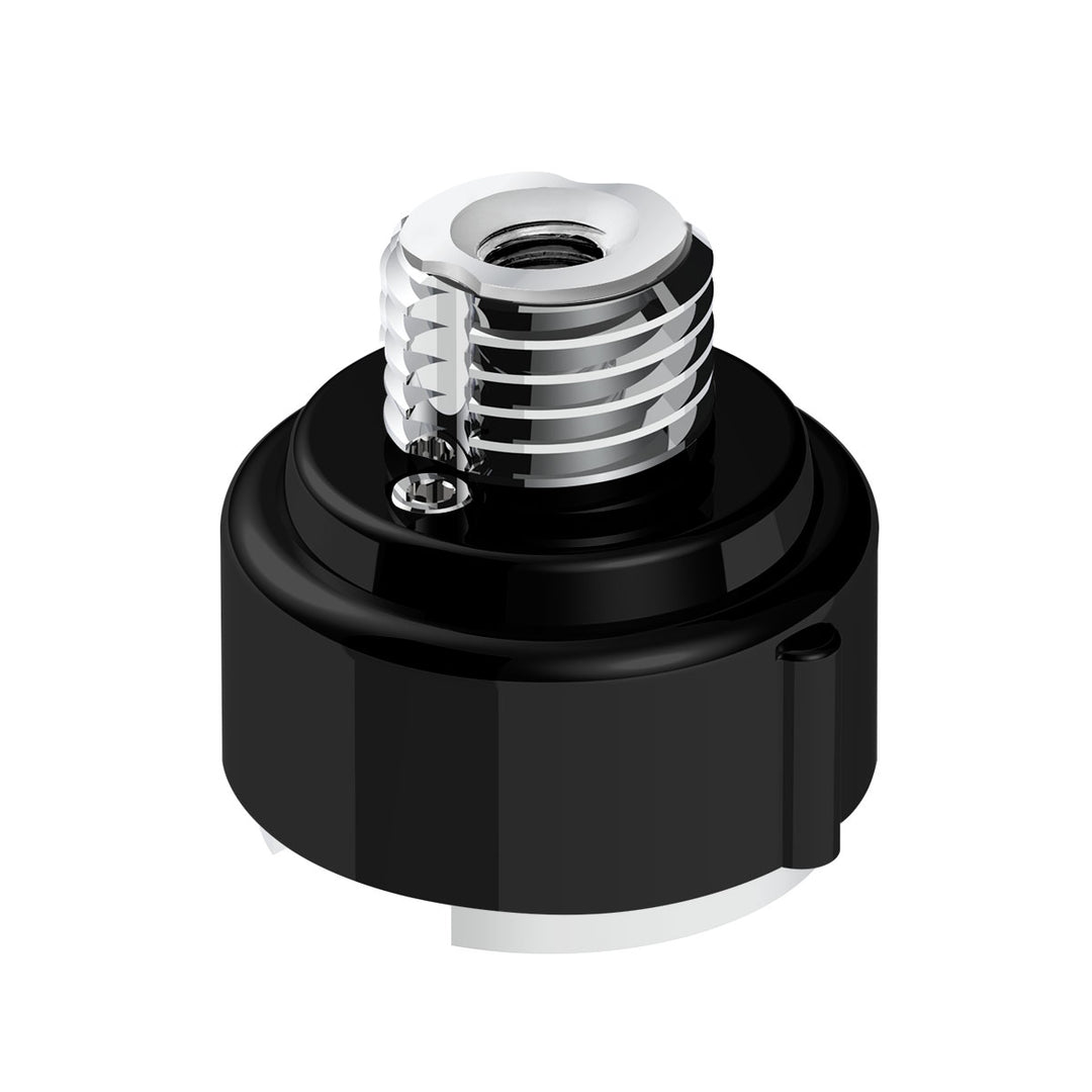 M30 x 3.5 Thread-On Gearshift Adapter W/LED Mount For Eaton - Fuller 9/10 Speed - Candy Black