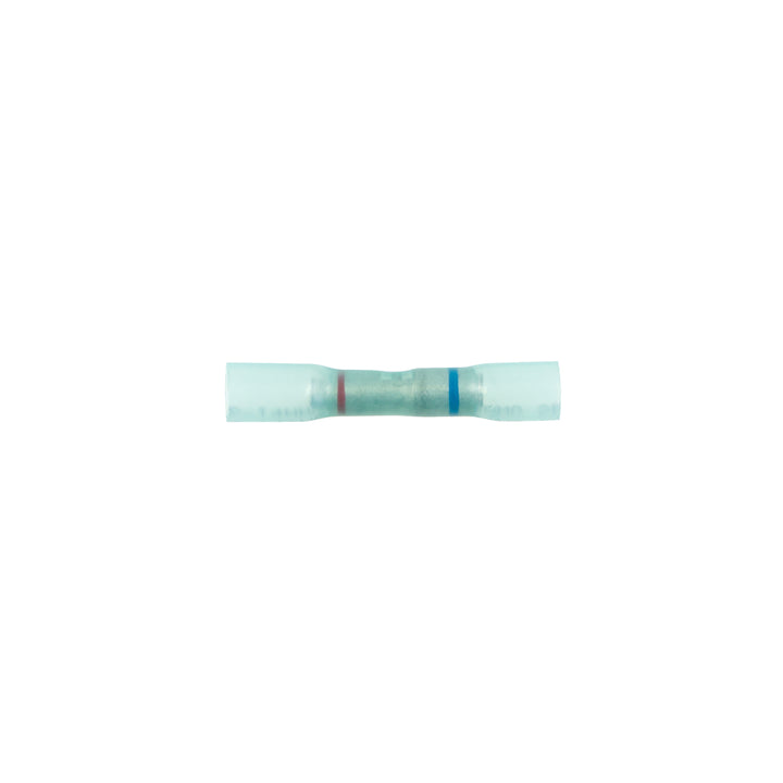 20 - 18 to 16-14 AWG CS Heat Shrink Step - Down Butt Connector - Blue (10-Pack)