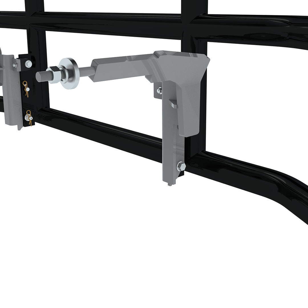 HighwayShield I15 - Matte Black Grille Guard &amp; Bracket Kit For 2018-2025 Freightliner Cascadia