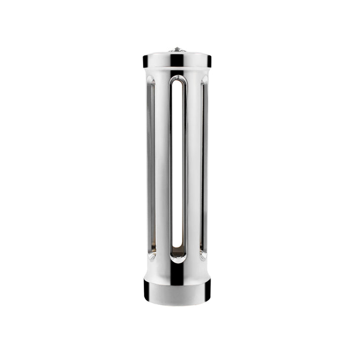 M30 x 3.5 Thread-On Sonoma Style Gearshift Knob - Smoke Crystal/Chrome
