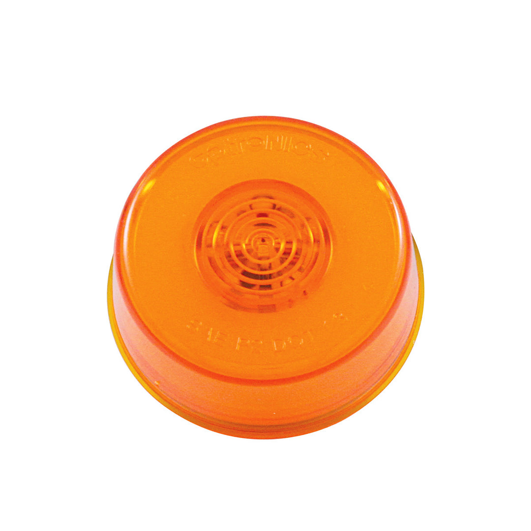 6 LED 2" Round GloLight (Clearance/Marker) - Amber LED/Amber Lens