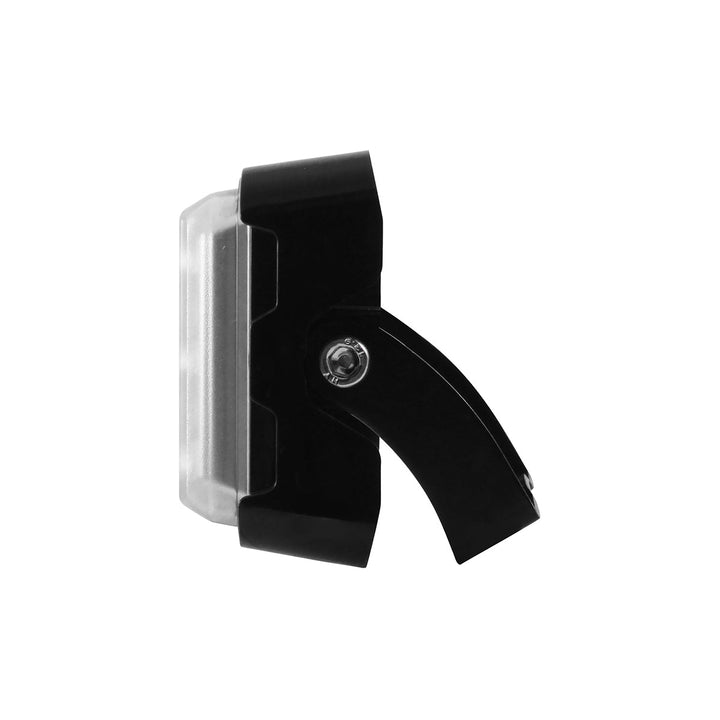 6 High Power LED Rectangular Warning Light With Bracket - Amber LED (Bulk)