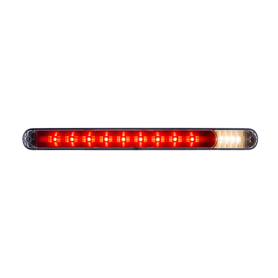 9 Red LED 17" Light Bar With 4 White LED Back Up Light (Bulk)