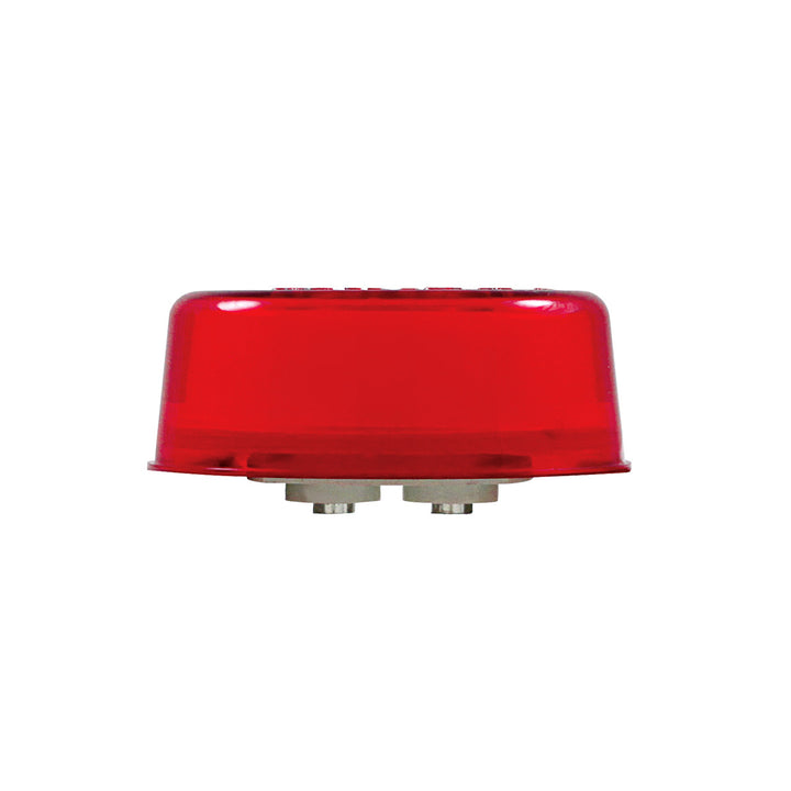 6 LED 2" Round GloLight (Clearance/Marker) - Red LED/Red Lens (Kit)