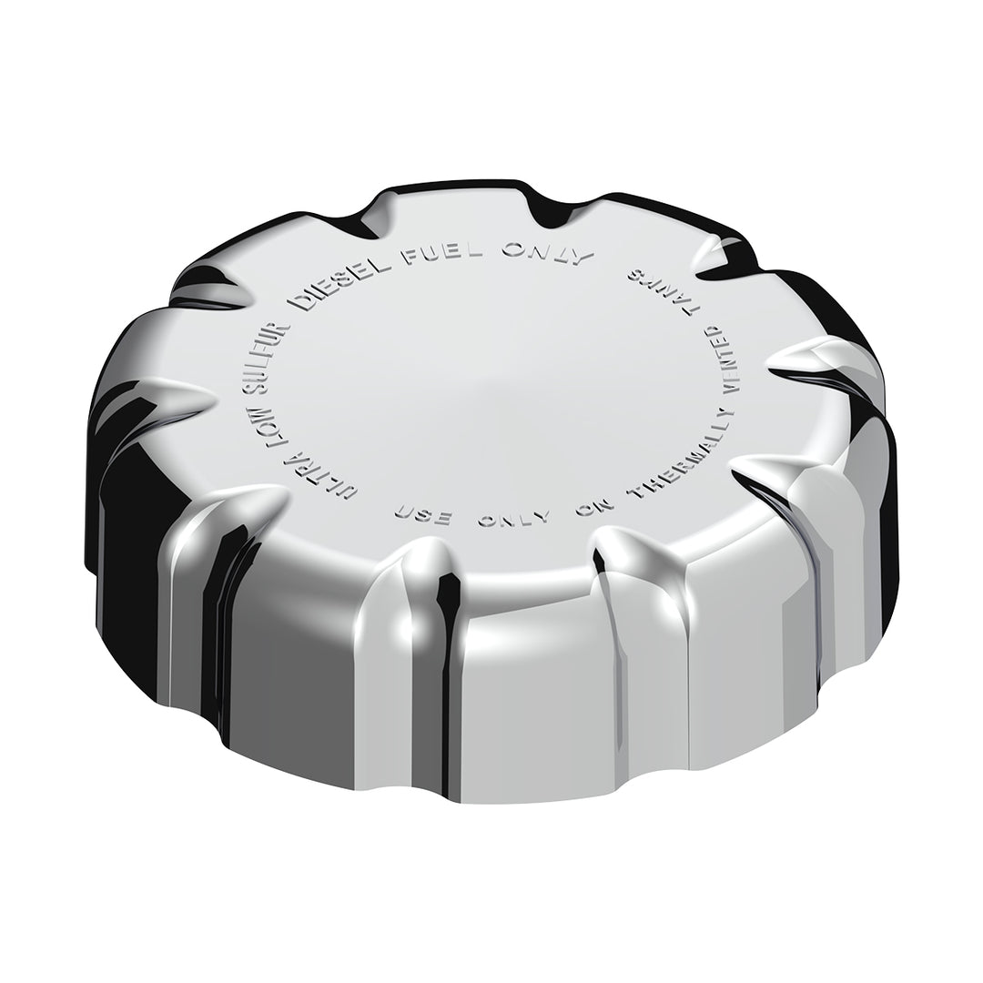 Chrome Plastic Fuel Cap Cover For Volvo - Non - Locking