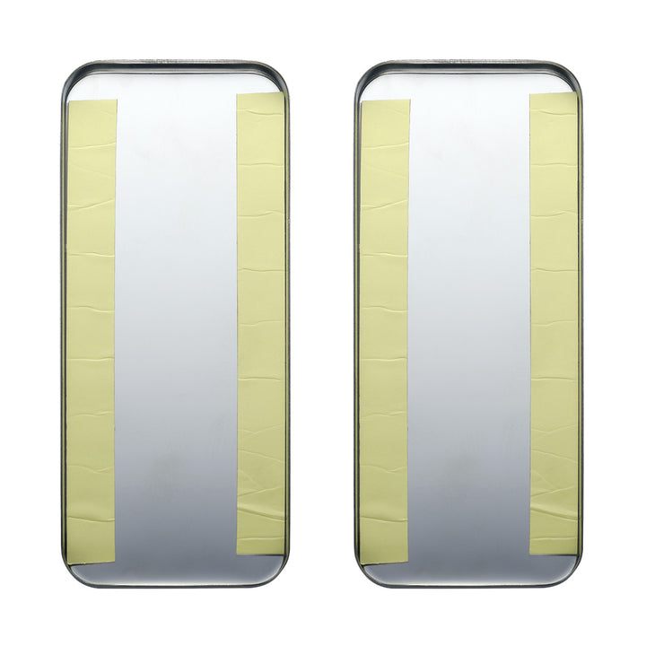 Peterbilt Stainless Vent Door Cover - Plain (Card of 2)