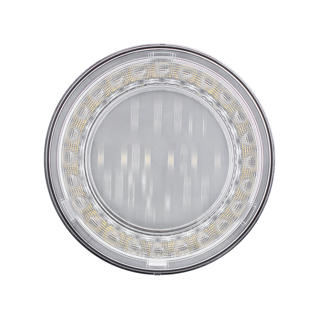 30 LED 4" Round Lumos Light I - Series (Back-Up) - White LED/Clear Lens