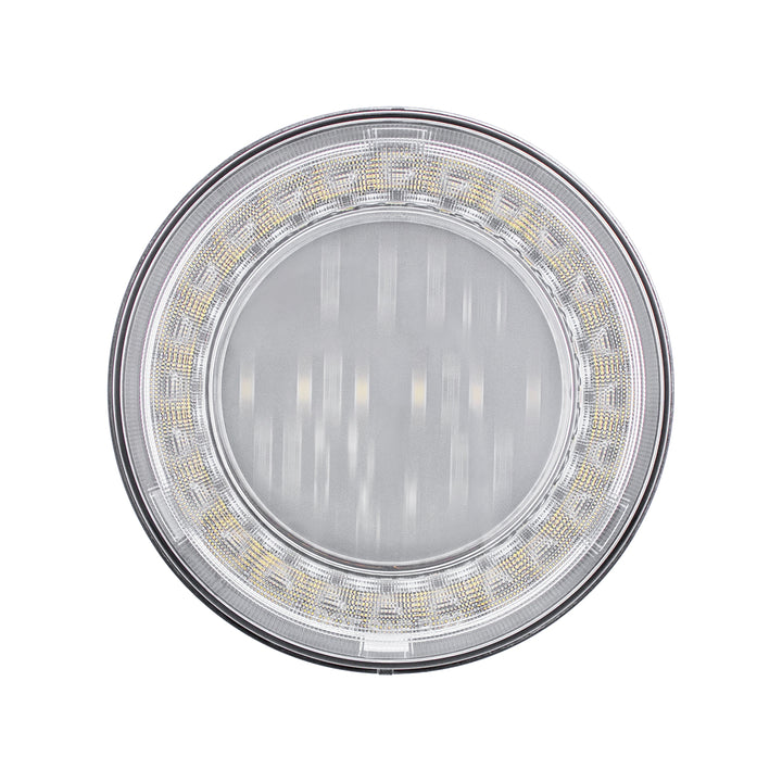 30 LED 4" Round Lumos Light I - Series (Back-Up) - White LED/Clear Lens