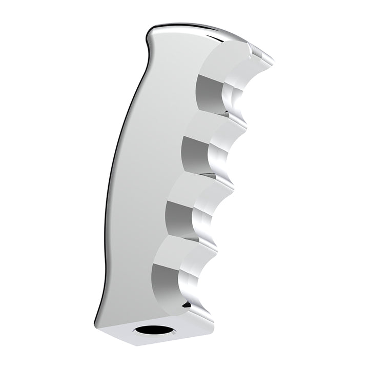 Thread-On Pistol Grip Gearshift Knob - Chrome