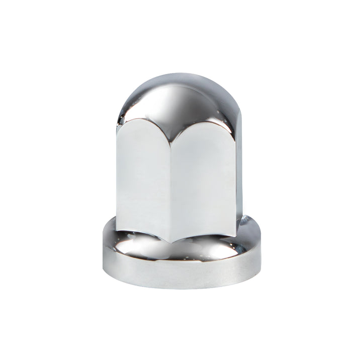 33mm X 2-7/16" Chrome Plastic Standard Nut Cover With Flange - Push-On (Bulk)