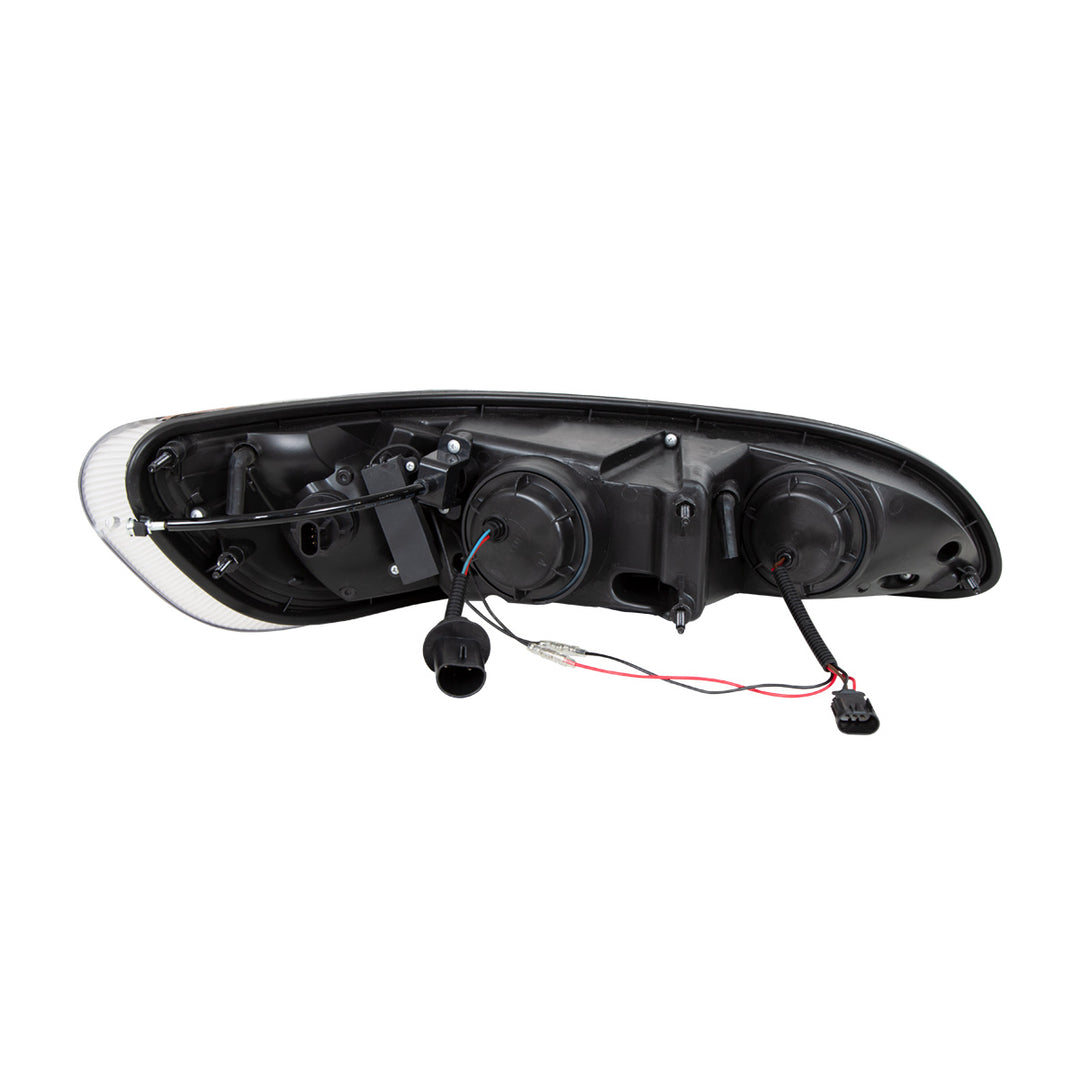 Blackout 6 LED Headlight For Peterbilt 386 (2006-2016) &amp; 387 (2000-2011) - Driver