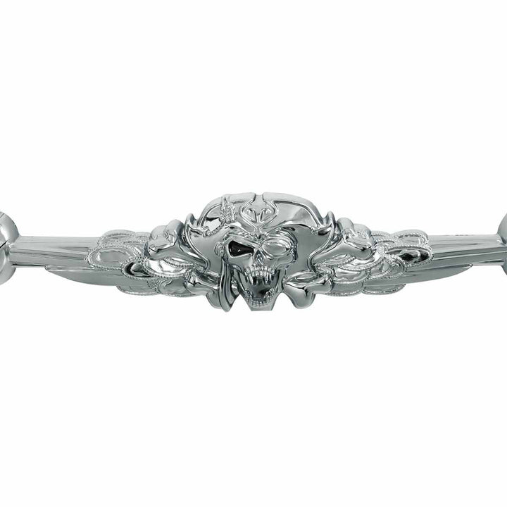 Pirate License Plate Frame - Chrome