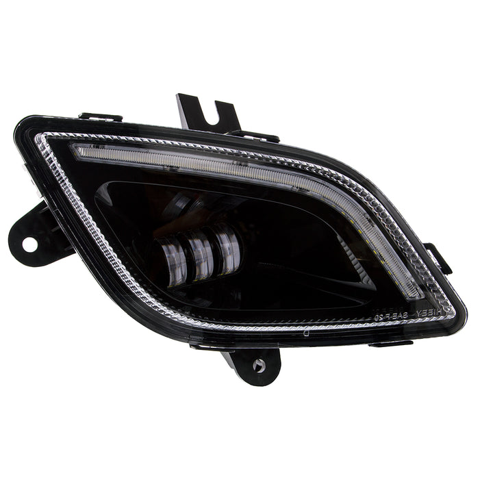 34 LED Black Fog Light With LED Light Bar For 2018-2024 Freightliner Cascadia - Passenger