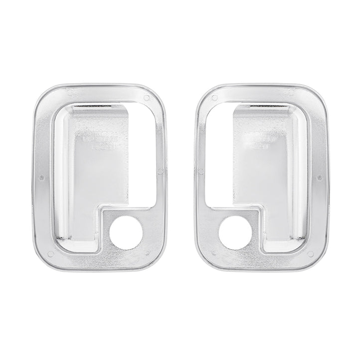 Chrome Exterior Door Handle Cover For 2003+ Kenworth &amp; 2004+ Peterbilt Trucks - Pair (Driver &amp; Passenger)