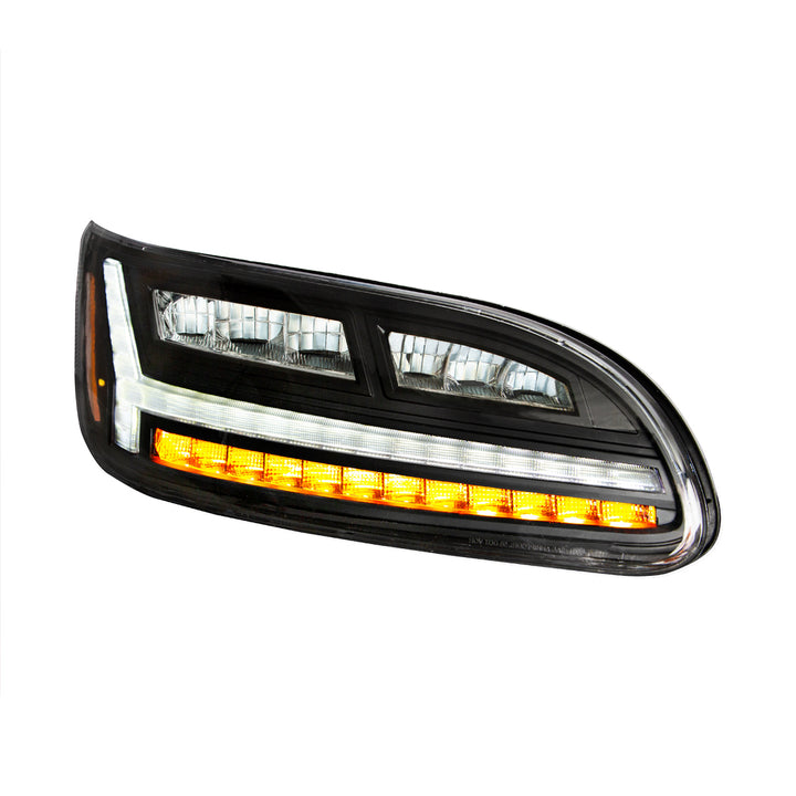 Blackout 6 LED Headlight For Peterbilt 386 (2006-2016) &amp; 387 (2000-2011) - Passenger