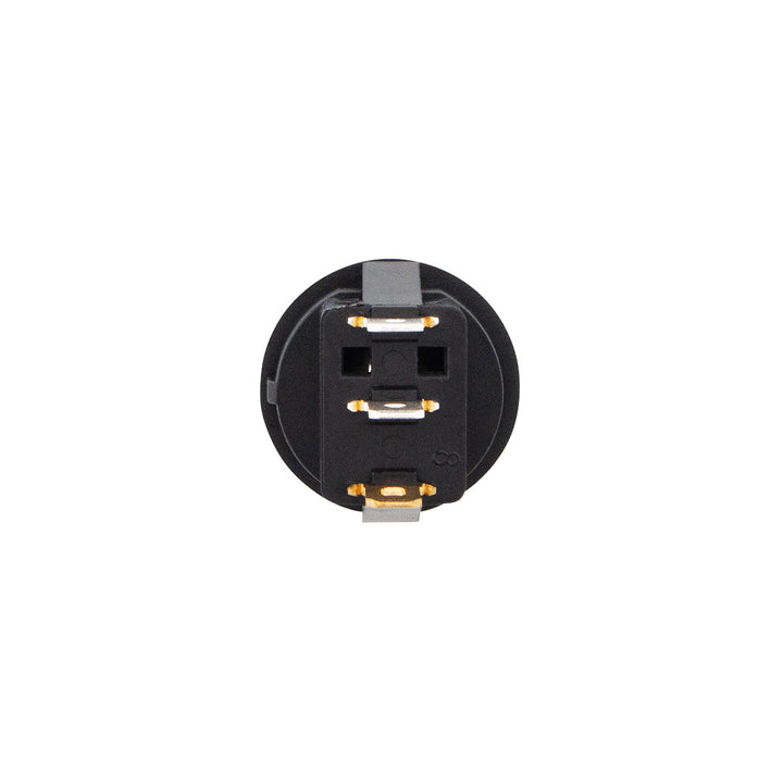 Green LED Round Rocker 10 Amp 12V On/Off 1/2" Dia. 1 Pc.