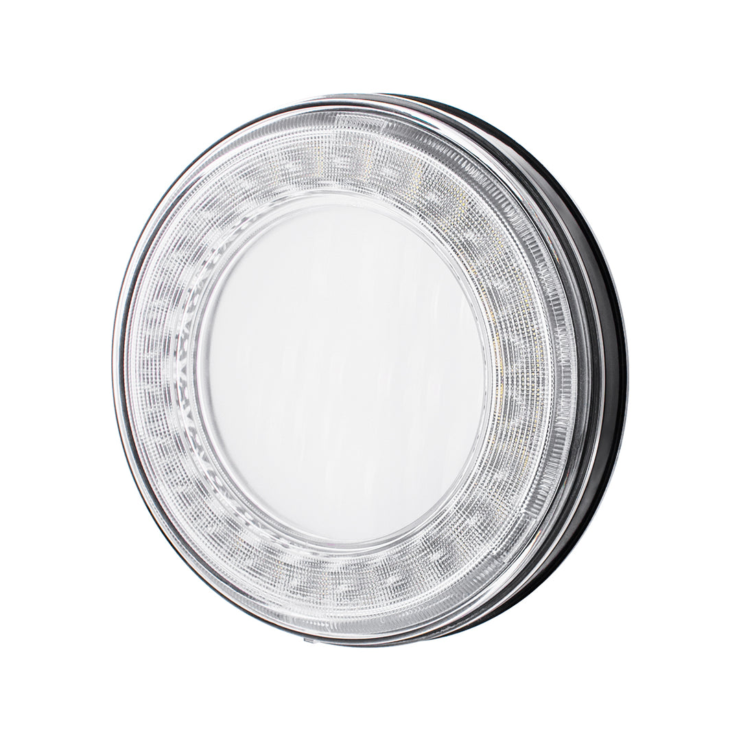 30 LED 4" Round Lumos Light I - Series (Back-Up) - White LED/Clear Lens