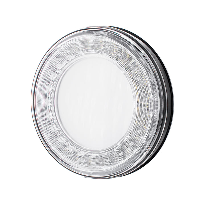 30 LED 4" Round Lumos Light I - Series (Back-Up) - White LED/Clear Lens