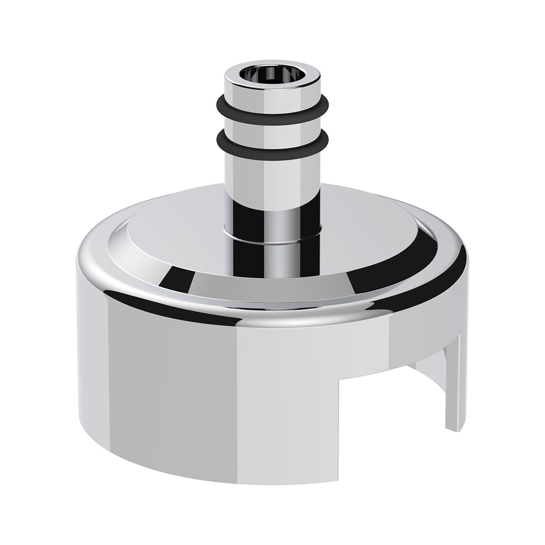7/16" Top Gearshift Mounting Adapter For Eaton - Fuller 13/15/18 Speed Shifters - Chrome (Bulk)