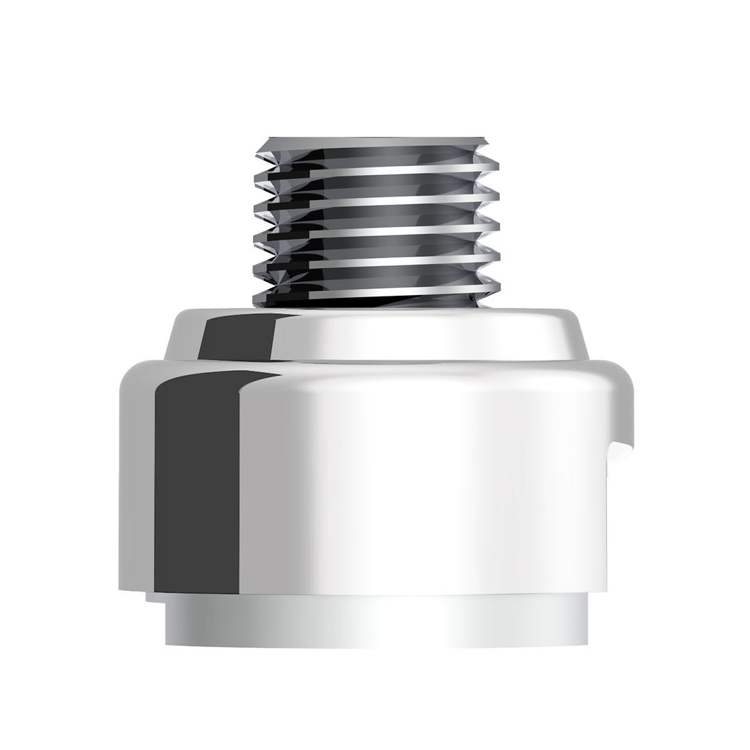 M30 x 3.5 Thread-On Gearshift Adapter W/LED Mount For Eaton - Fuller 13/15/18 Speed - Pearl White