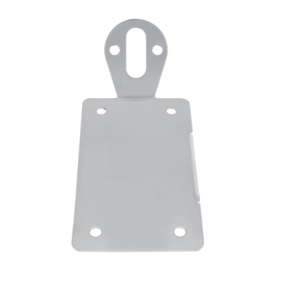 Bobber Motorcycle Style Vertical Side Mount License Plate &amp; Light Bracket