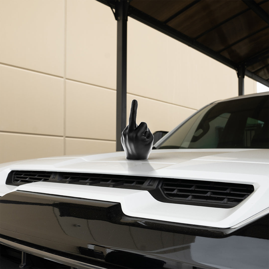 Finger Hood Ornament - Matte Black