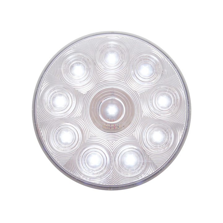 10 LED 4 "Auxiliary/Utility Light - White LED/Clear Lens