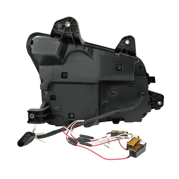 High Power LED Blackout Headlight With LED Turn Signal &amp; Light Bar For 2015-2025 Kenworth T880 - Driver