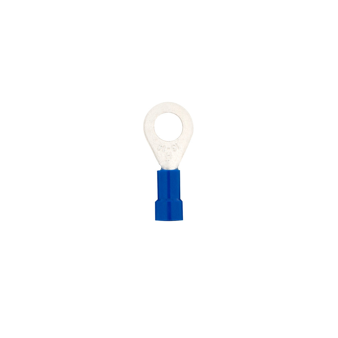 16-14 AWG 1/4" Stud Vinyl Ring Terminal (14-Pack)