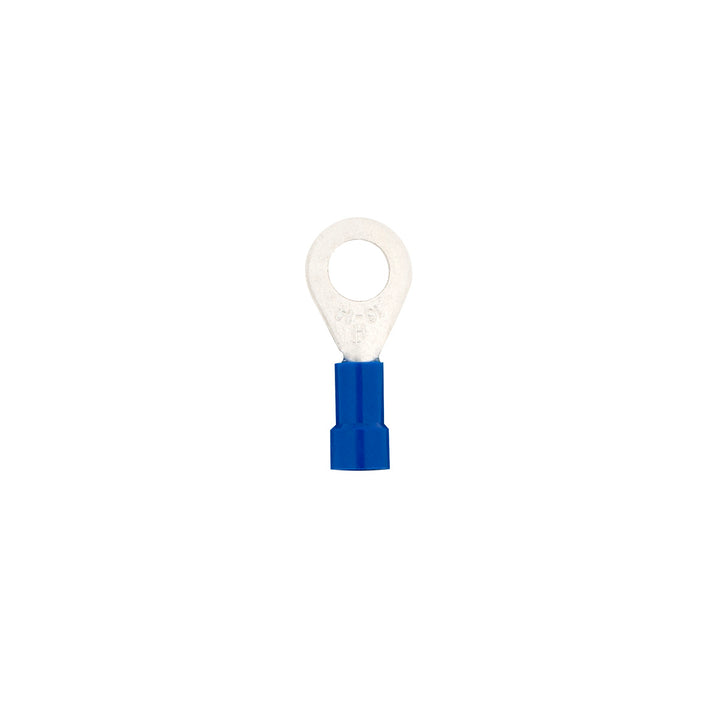 16-14 AWG 1/4" Stud Vinyl Ring Terminal (14-Pack)