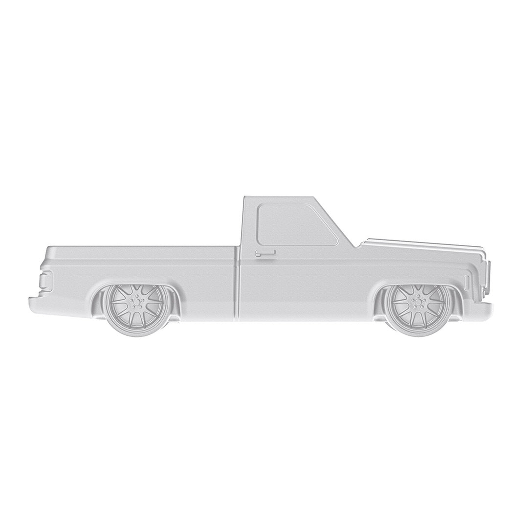 Solid Die-Cast 1973-1987 Chevrolet Truck Style Paper Weight - Pearl White