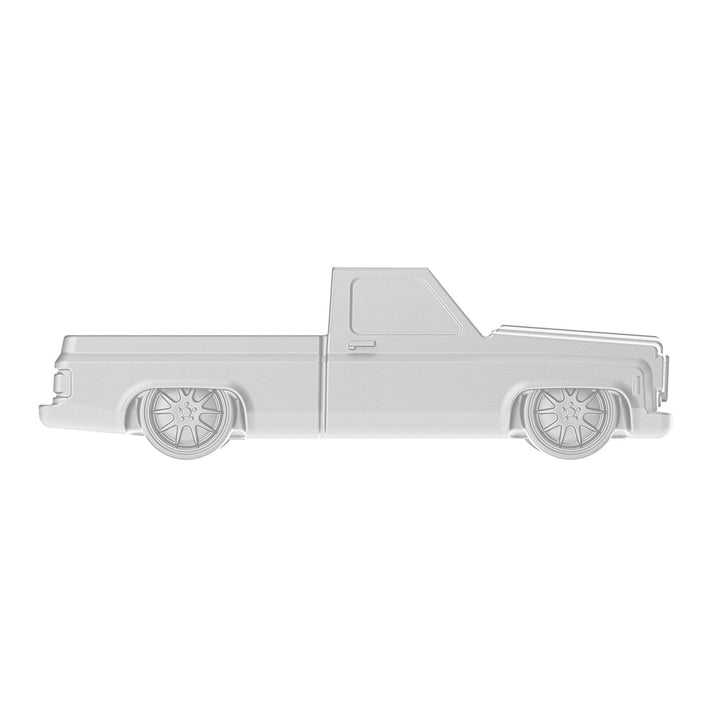 Solid Die-Cast 1973-1987 Chevrolet Truck Style Paper Weight - Pearl White