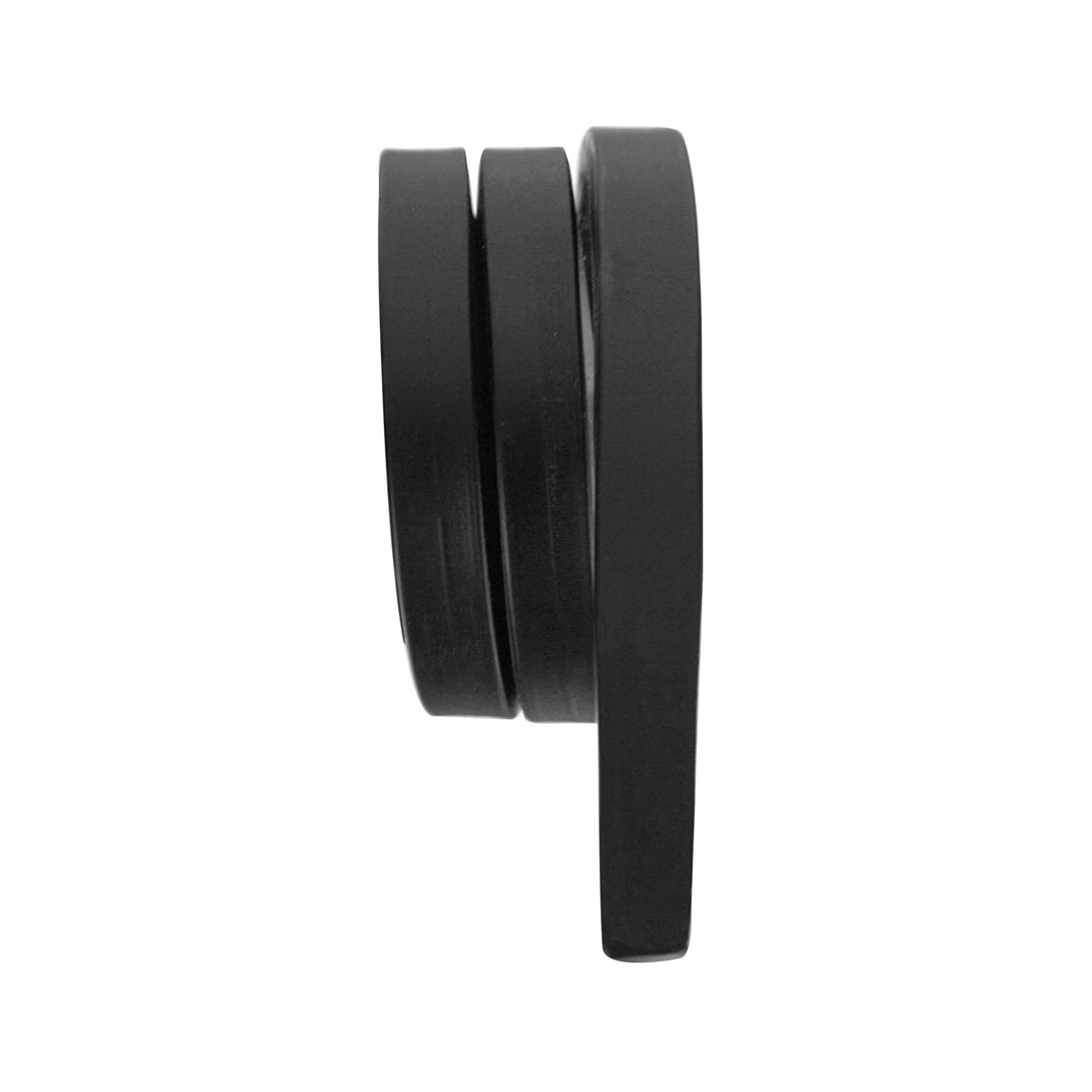 Black Angled Mud Flap Hangers - 2 Coils (Pair)