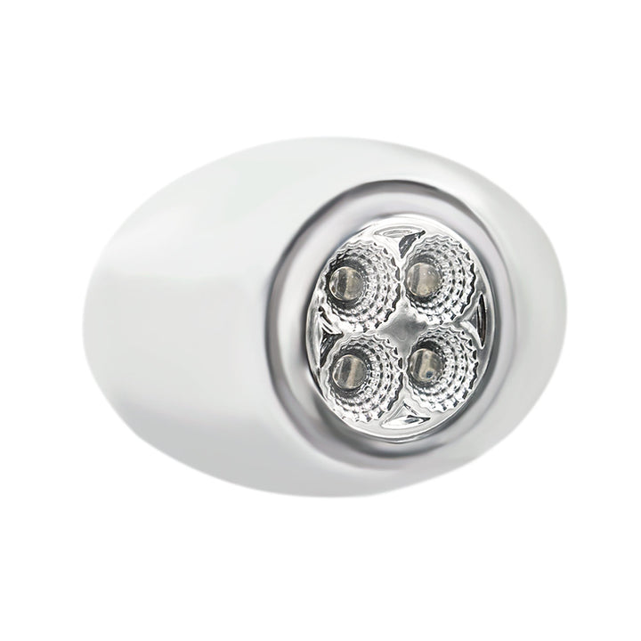 4 LED Double Fury Light (Clearance/Marker) - Red &amp; Green LED/Clear Lens
