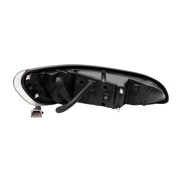 Black LED Headlight For Peterbilt 386 (2005-2015) &amp; 387 (1999-2010) - Driver