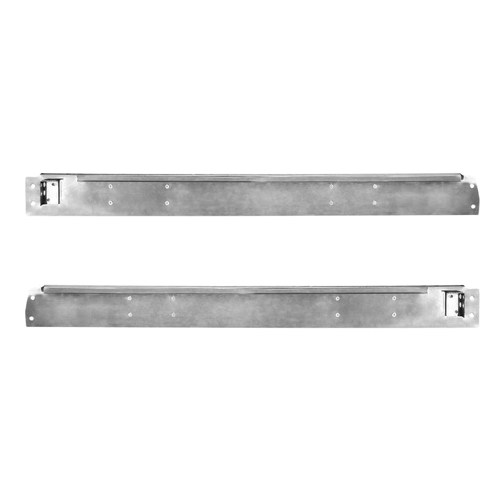 Wood Armrest With Stainless Steel Window Sill Mounting Plate For 2003-2005 Peterbilt