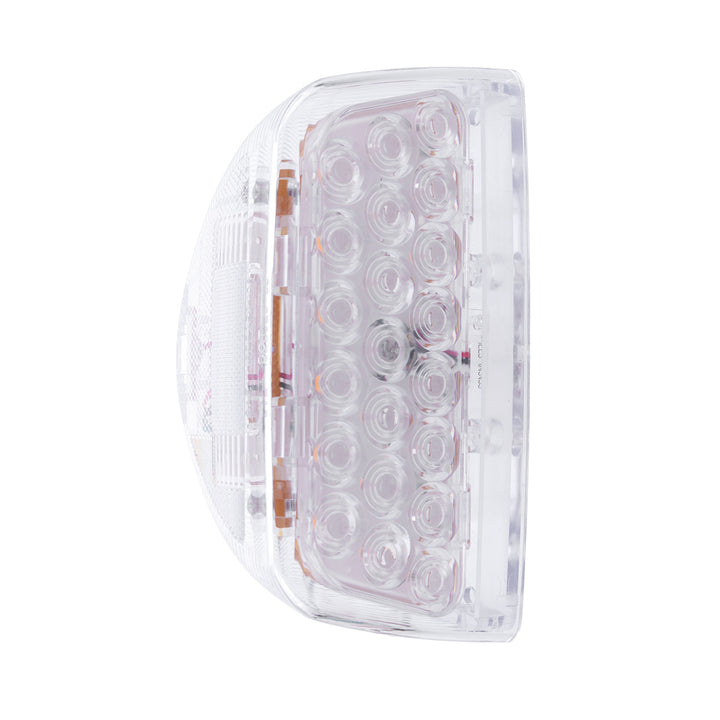 31 LED Turn Signal Light For 1987-2007 Peterbilt 379/378/357 - Amber LED/Clear Lens