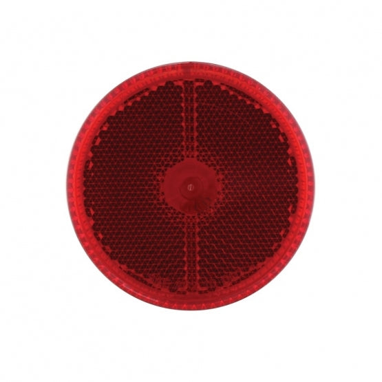 2-1/2" Round Reflectorized Light Kit (Clearance/Marker) - Red Lens