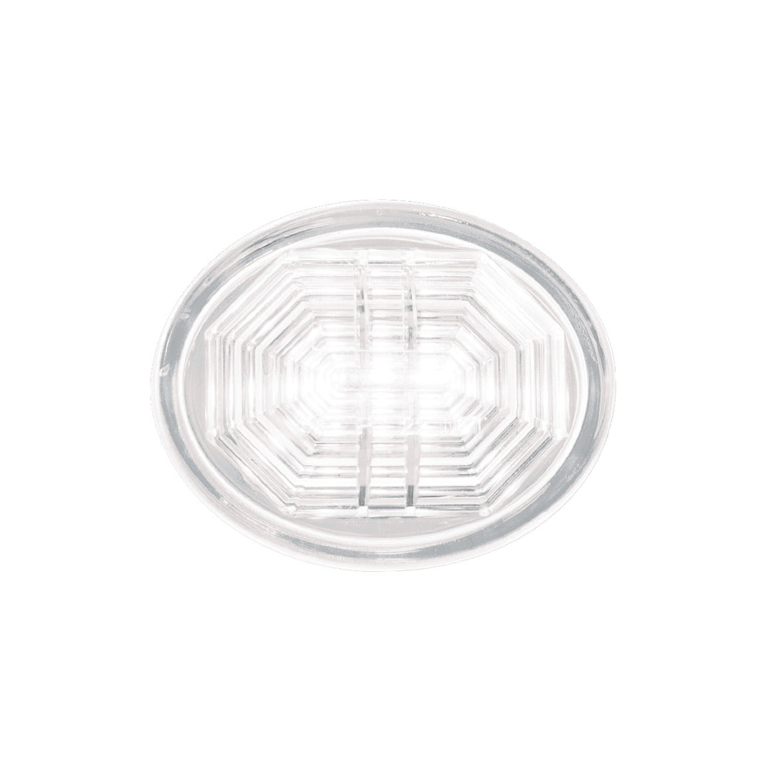 3 LED Oval Auxiliary Light - White LED/Clear Lens