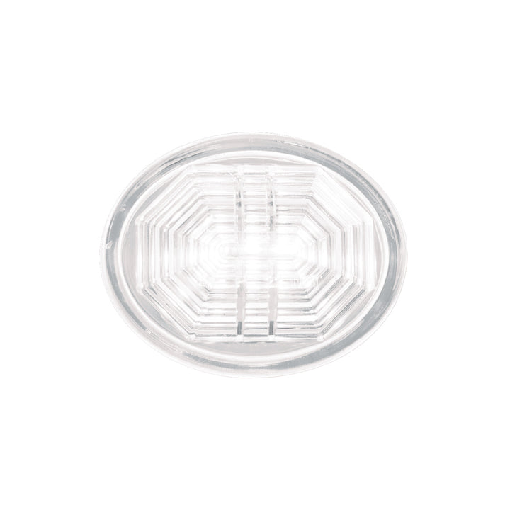 3 LED Oval Auxiliary Light - White LED/Clear Lens